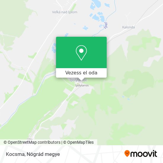 Kocsma térkép
