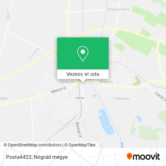 Posta4422 térkép