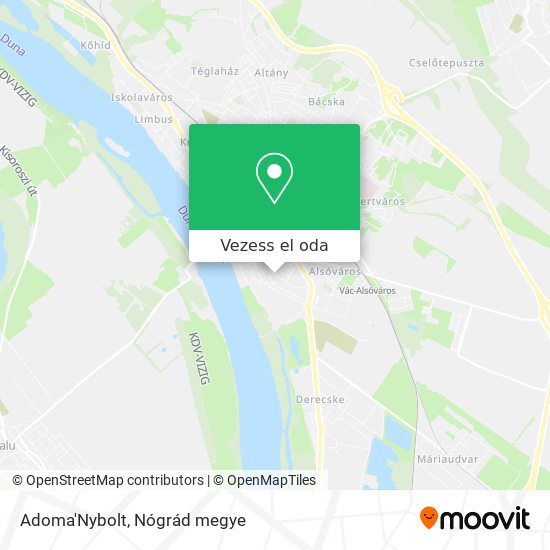 Adoma'Nybolt térkép
