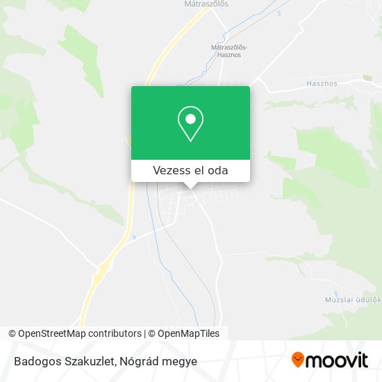 Badogos Szakuzlet térkép
