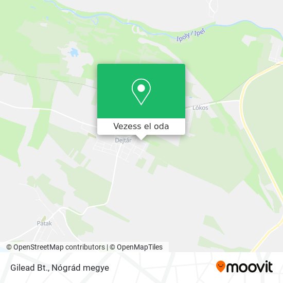 Gilead Bt. térkép
