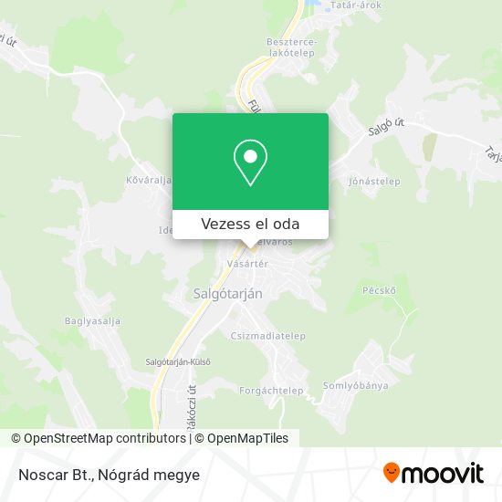 Noscar Bt. térkép