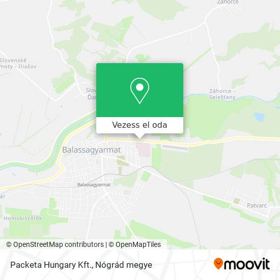 Packeta Hungary Kft. térkép