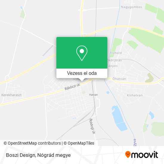 Boszi Design térkép
