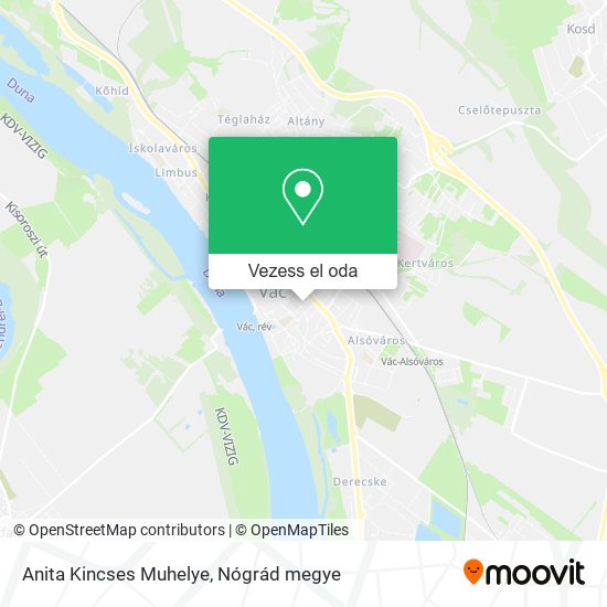 Anita Kincses Muhelye térkép