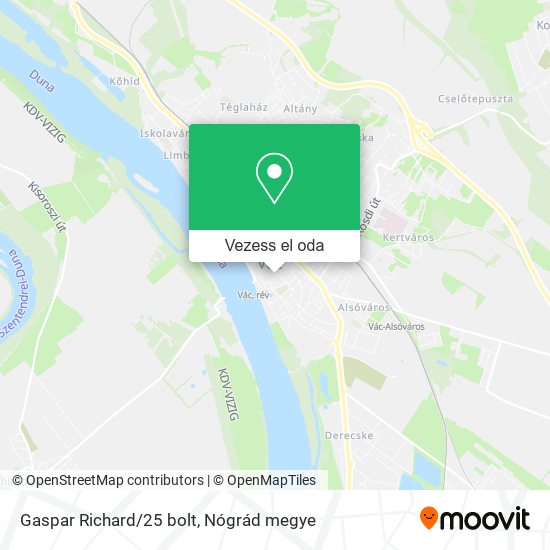 Gaspar Richard/25 bolt térkép