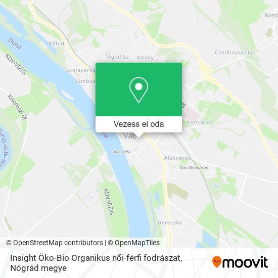 Insight Öko-Bio Organikus női-férfi fodrászat térkép