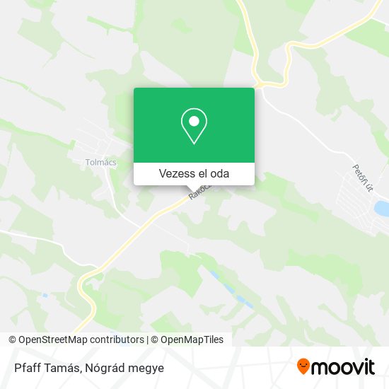 Pfaff Tamás térkép