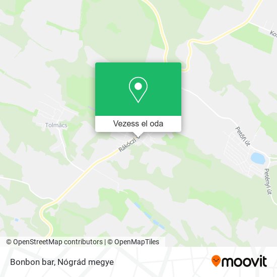 Bonbon bar térkép