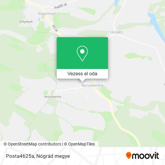 Posta4625a térkép