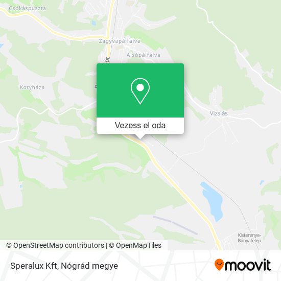 Speralux Kft térkép