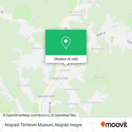 Nógrádi Történeti Múzeum térkép