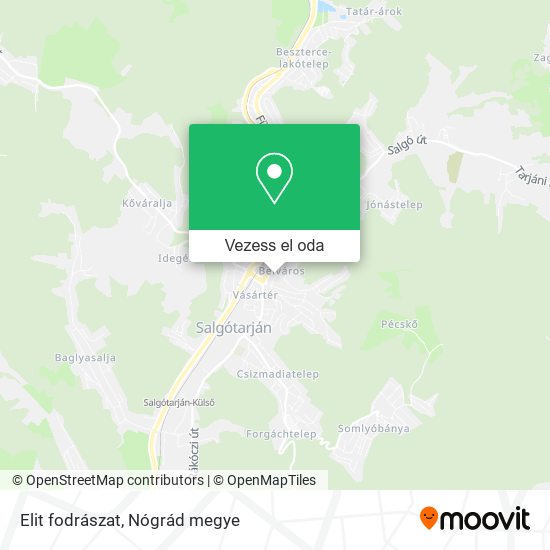 Elit fodrászat térkép