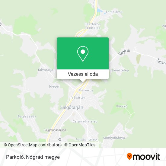 Parkoló térkép
