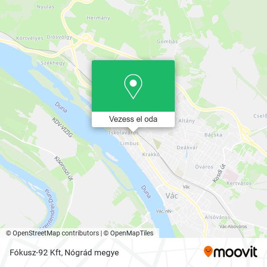 Fókusz-92 Kft térkép