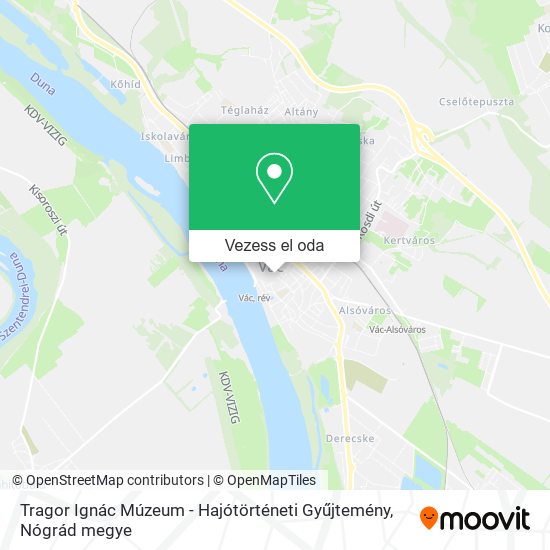 Tragor Ignác Múzeum - Hajótörténeti Gyűjtemény térkép