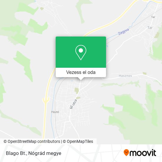 Blago Bt. térkép