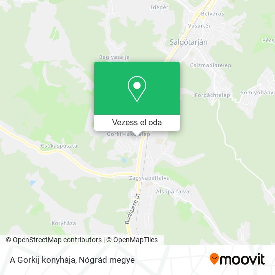 A Gorkij konyhája térkép