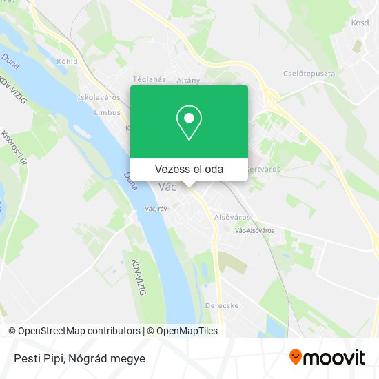 Pesti Pipi térkép