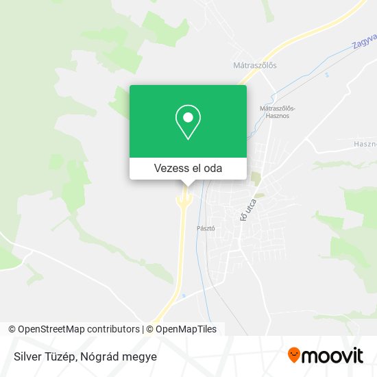 Silver Tüzép térkép