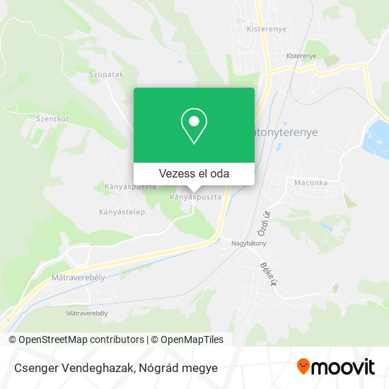 Csenger Vendeghazak térkép