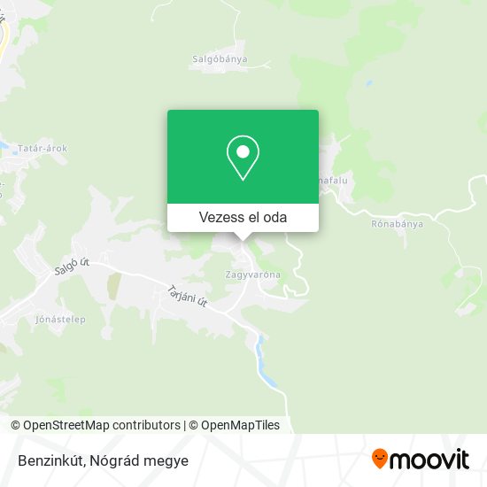 Benzinkút térkép