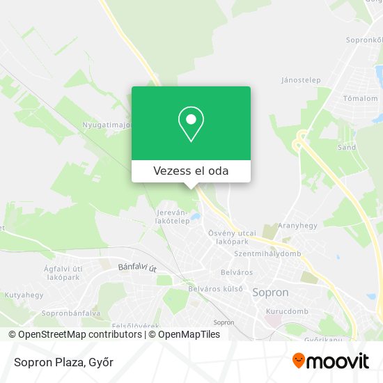 Sopron Plaza térkép