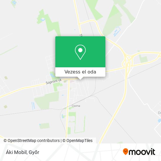 Áki Mobil térkép