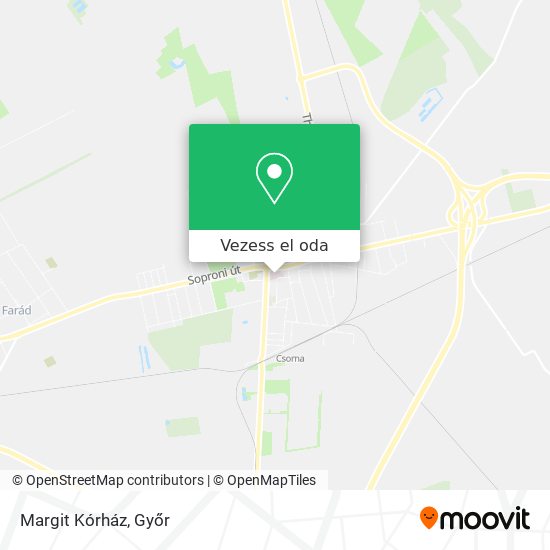 Margit Kórház térkép
