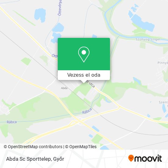 Abda Sc Sporttelep térkép
