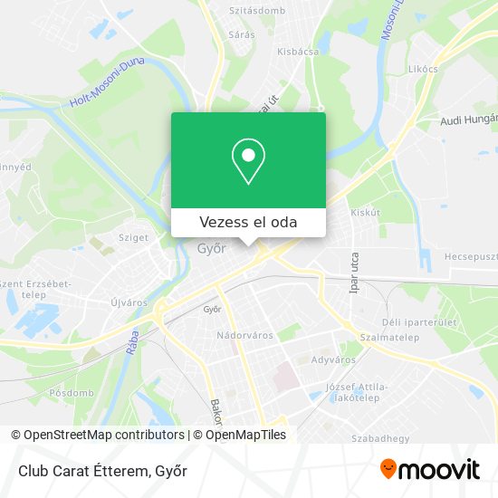 Club Carat Étterem térkép
