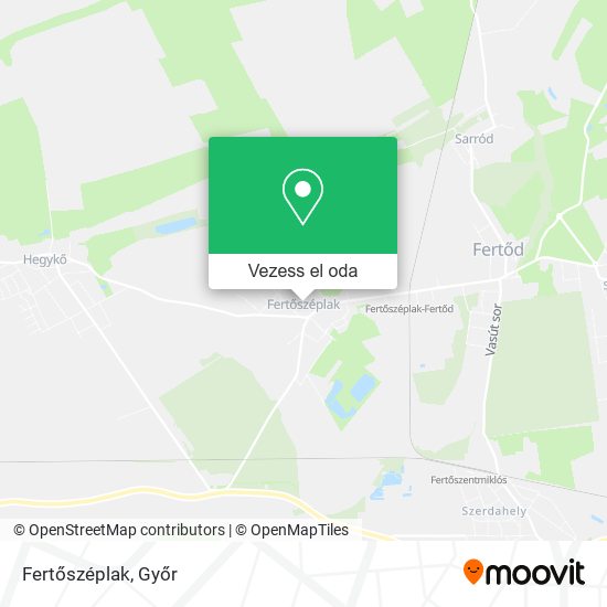 Fertőszéplak térkép