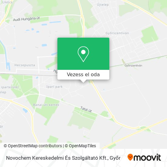 Novochem Kereskedelmi És Szolgáltató Kft. térkép