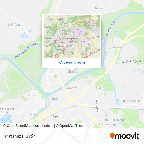 Pataháza térkép