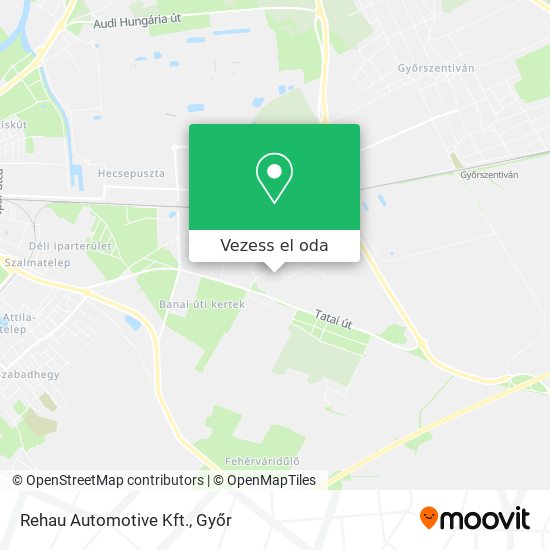 Rehau Automotive Kft. térkép