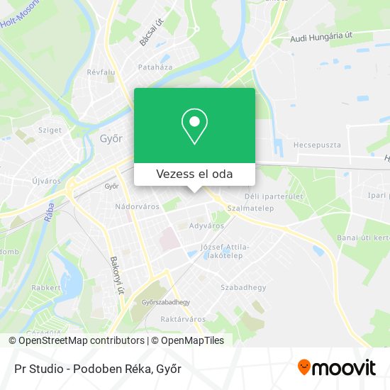 Pr Studio - Podoben Réka térkép