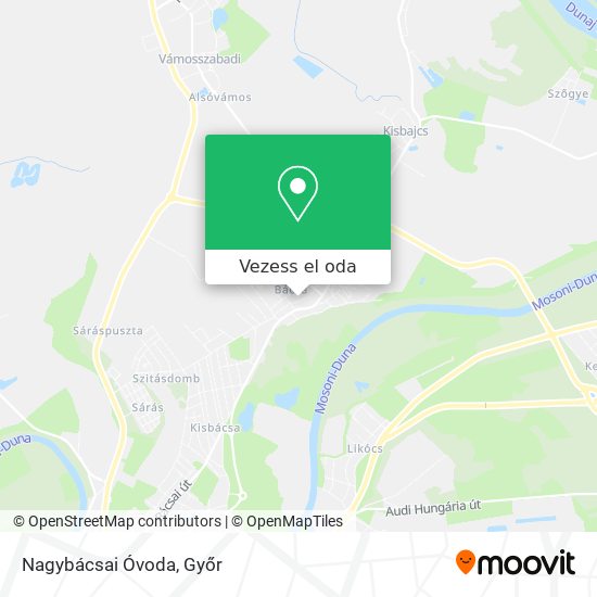 Nagybácsai Óvoda térkép