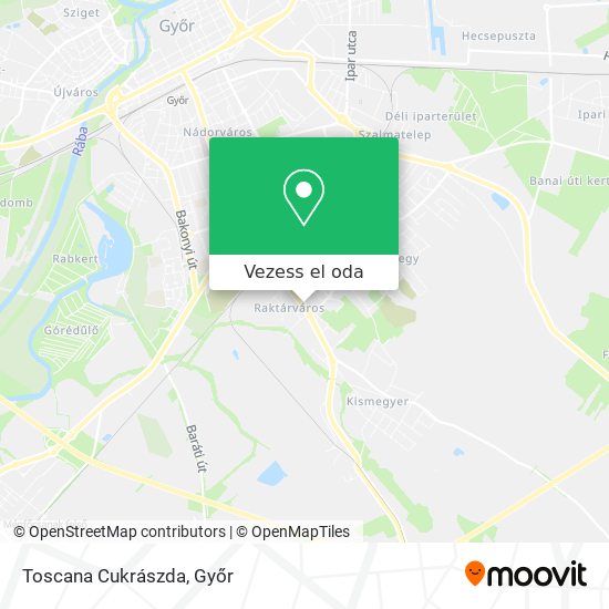 Toscana Cukrászda térkép