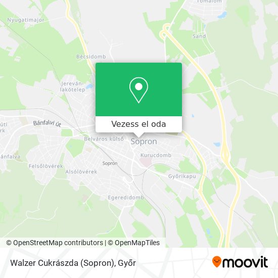 Walzer Cukrászda (Sopron) térkép