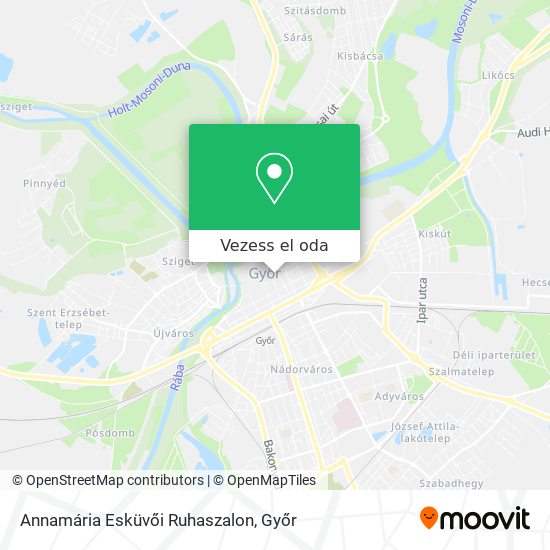 Annamária Esküvői Ruhaszalon térkép