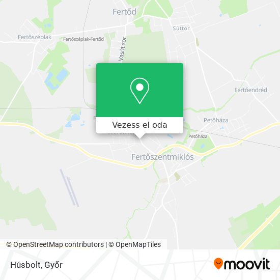 Húsbolt térkép