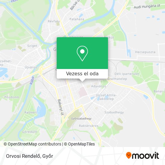 Orvosi Rendelő térkép