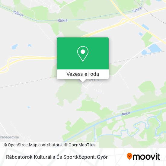 Rábcatorok Kulturális És Sportközpont térkép