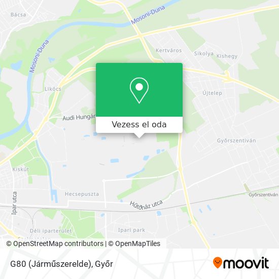 G80 (Járműszerelde) térkép