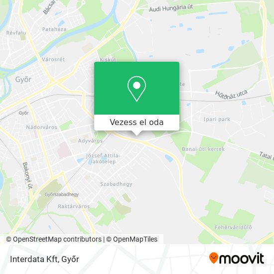 Interdata Kft térkép