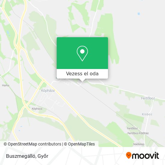 Buszmegálló térkép