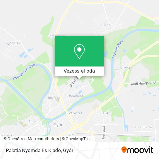 Palatia Nyomda És Kiadó térkép