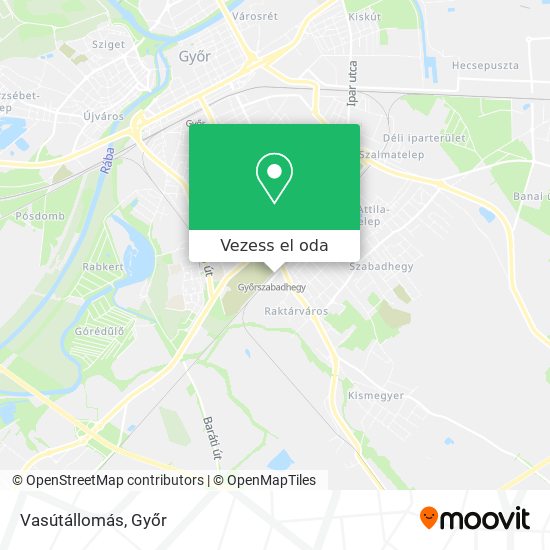 Vasútállomás térkép