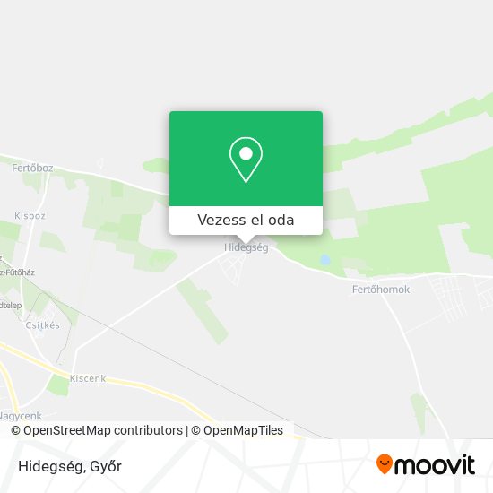 Hidegség térkép
