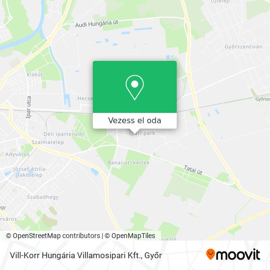 Vill-Korr Hungária Villamosipari Kft. térkép